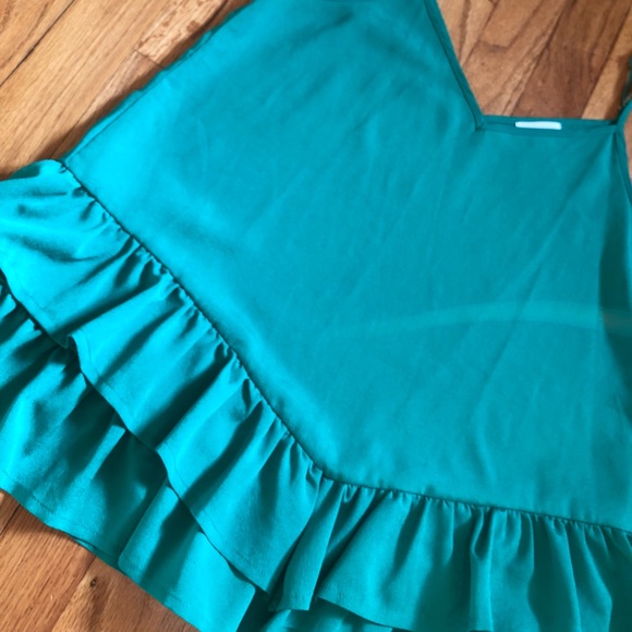 WinterGreen Ruffle Tank - Picture 2 of 2